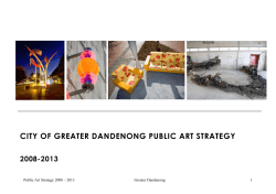 Public Art Strategy 2008-13