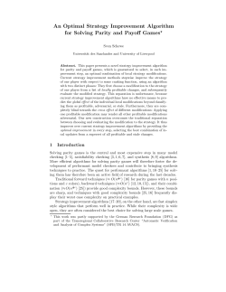 An Optimal Strategy Improvement Algorithm for Solving