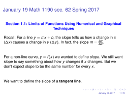 Jan 19 - Faculty Web Pages