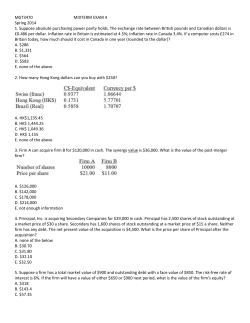 MIDTERM4S14 - U of L Class Index