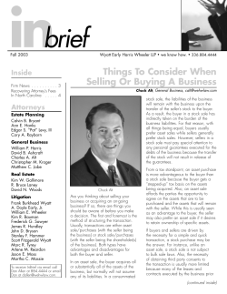 Things To Consider When Selling Or Buying A Business