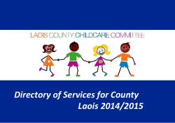 Directory of Services for County Laois 2014/2015