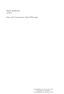 Kant`s Two Solutions to the Free Rider Problem