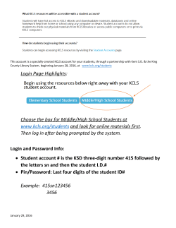 Login Page Highlights: Choose the box for Middle/High School