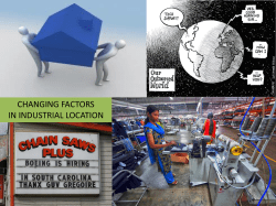 4 Unit 11 (Changing Industrial Location Factors).
