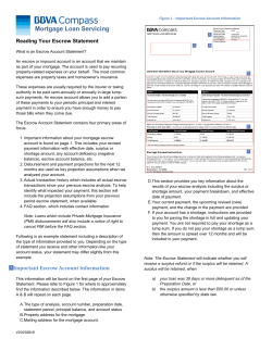 Mortgage Loan Servicing