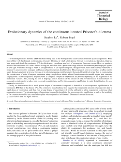 Evolutionary dynamics of the continuous iterated
