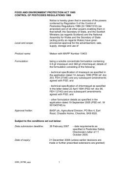 COPR Approval Notice Wizard