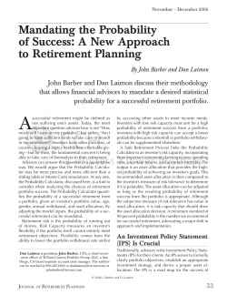 Mandating the Probability of Success