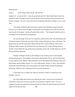 The second change is the move to a primarily outside format with a