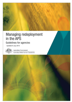 Managing redeployment guidelines