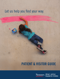 Let us help you find your way. - Nemours Children`s Health System