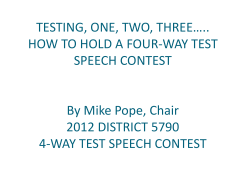 Click to edit Master subtitle style TESTING, ONE, TWO, THREE