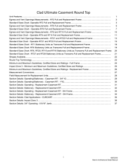 Clad Ultimate Casement Round Top