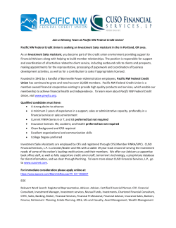 Join a Winning Team at Pacific NW Federal Credit Union! Pacific