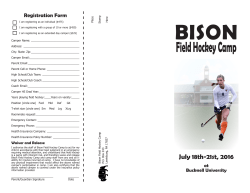 Field Hockey Camp