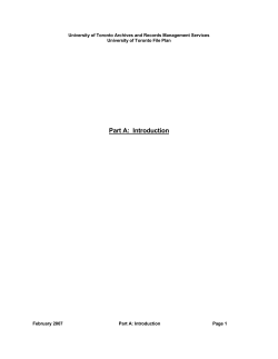 Part A: Introduction - utarms