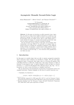 Asymptotic Monadic Second-Order Logic