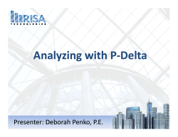 Analyzing with P Analyzing with P