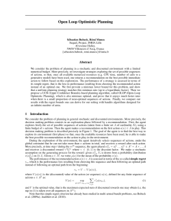 Open Loop Optimistic Planning