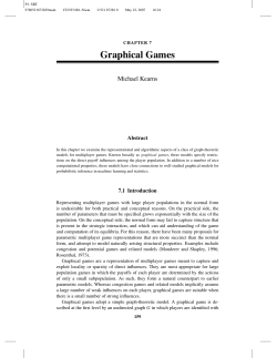 Graphical Games