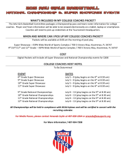 College Coaches Info