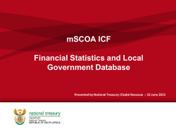 Financial Statistics and LG Database