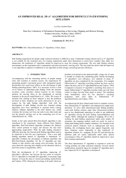 an improved real 3d a* algorithm for difficult path finding situation