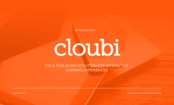 the e-publishing solution for interactive learning experiences