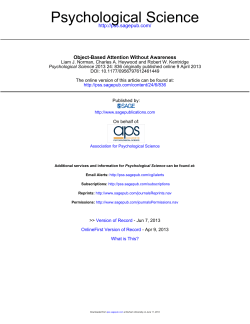Psychological Science