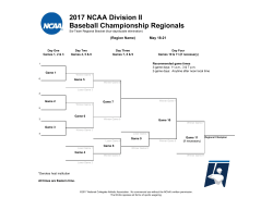 Regional Brackets
