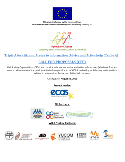 Organisation - European Citizen Action Service