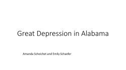 Great Depression in Alabama