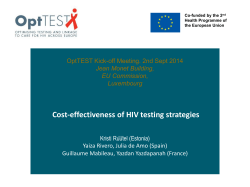 Cost-effectiveness of HIV testing strategies
