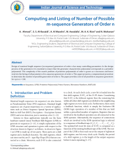 Computing and Listing of Number of Possible m