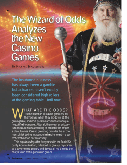 The Wizard of Odds Analyzes the New Casino Games