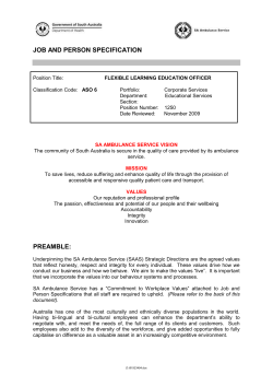 person specification