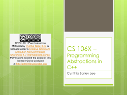 Lecture06-Recursion - Peer Instruction for Computer Science