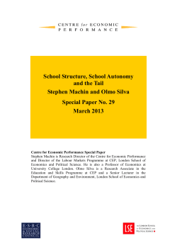 School Structure, School Autonomy and the Tail
