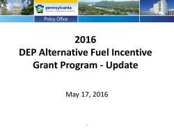 AFIG Program Update