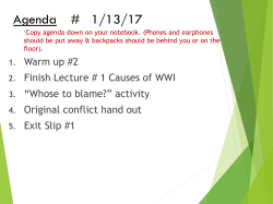 Europe Plunges into War