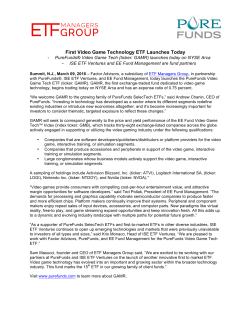 First Video Game Technology ETF Launches Today