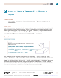 Grade 7 Mathematics Module 6, Topic E, Lesson 26