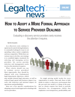 how to adopt a more formal approach to service