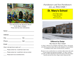 Parishioners and Non Parishioners