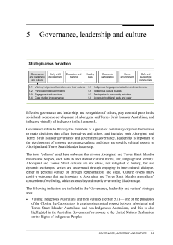Overcoming Indigenous Disadvantage
