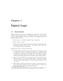 Digital Logic - Computer Science: Indiana University