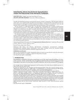 23 Satisfiability Allows No Nontrivial Sparsification unless the