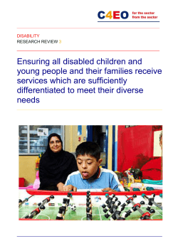 disability differentiated needs 6 feb