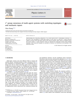 L1 group consensus of multi-agent systems with switching